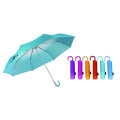 3 Section Manual Open Windproof Compact Umbrellas